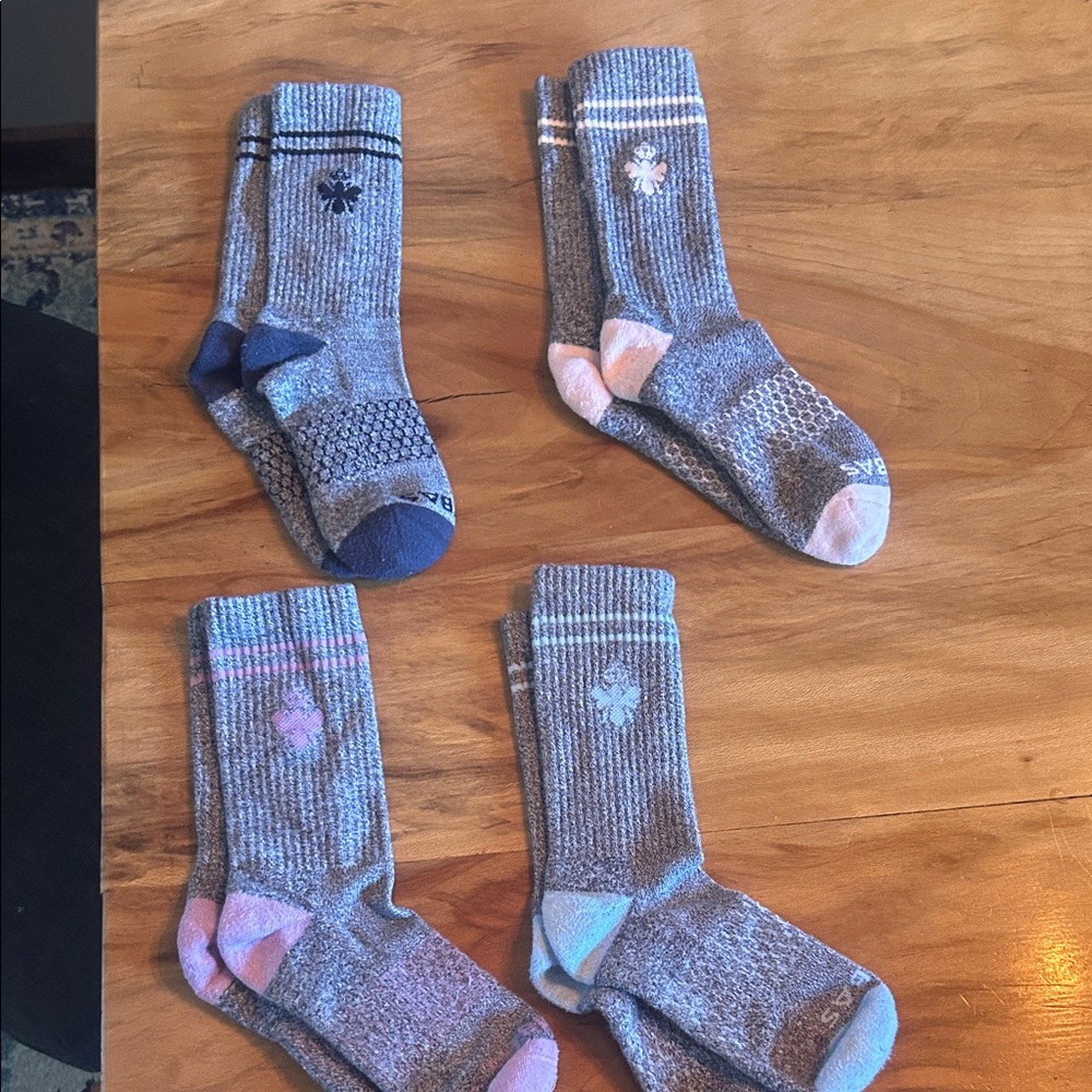 Bombas Women's Gray Casual Socks Set